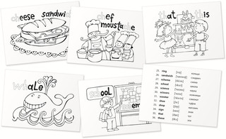 English Spelling. Сочетания согласных букв. Раскраска-игра (мини) 4