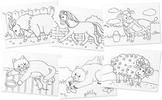 Кто чей? Раскраска-игра (мини) 3