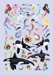 Моя книга русалок (+ наклейки) 6