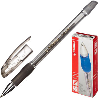 STABILO Ручка шариковая 'Bille', черная, прозрачная