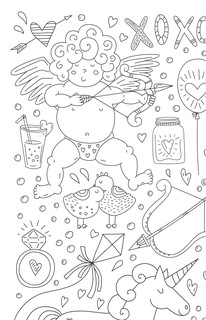 Сладости и шалости. Вкуснейшая раскраска. Раскраски антистресс 8