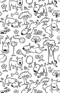 Котята и щеночки. Кто милее? Раскраски антистресс 4