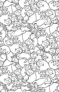 Котята и щеночки. Кто милее? Раскраски антистресс 6