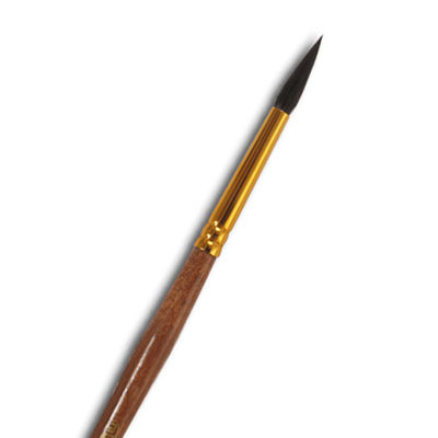 Кисть художественная белка, круглая, №6