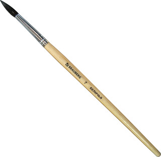 Кисть художественная белка, круглая, №7