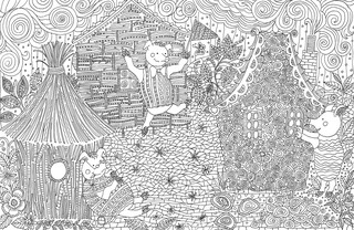 Любимая сказка. Прятки, загадки и раскраски 4