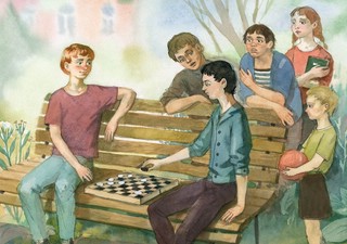 Цветные мелки 5