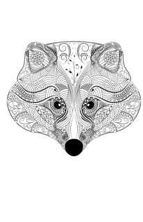 #Эти милые еноты. Раскраски антистресс 11