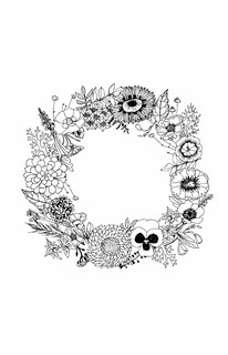 Удивительные цветы. Раскраски антистресс 11