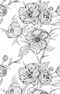 Удивительные цветы. Раскраски антистресс 12