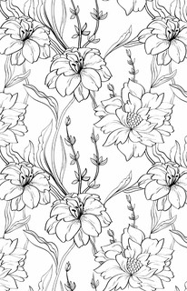 Удивительные цветы. Раскраски антистресс 5