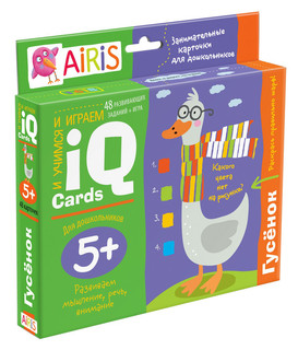 Набор занимательных карточек для дошколят. Гусёнок Айрис-Пресс