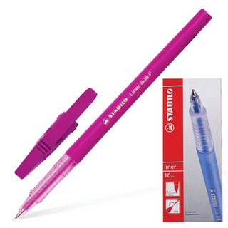 Ручка шариковая STABILO Liner 808/56 розовая