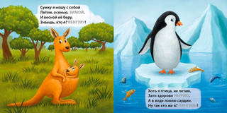 Книжки - картонки. Дикие животные. Загадки-рифмы 4