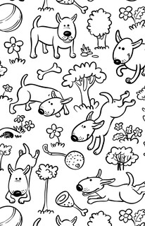 Пушистые котики и другие питомцы. Раскраски антистресс 9