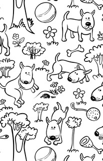 Пушистые котики и другие питомцы. Раскраски антистресс 10