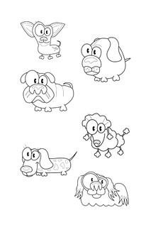 Пушистые котики и другие питомцы. Раскраски антистресс 7