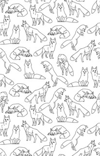 Лисы и совы. Раскраски антистресс 11