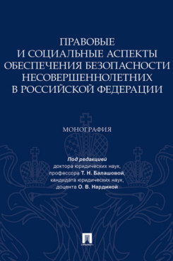 Правовые и социальные аспекты обеспечения безопасности несовершеннолетних в Российской Федерации. Монография