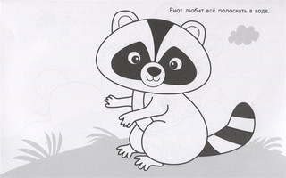 Ежик. Раскраска с наклейками 4