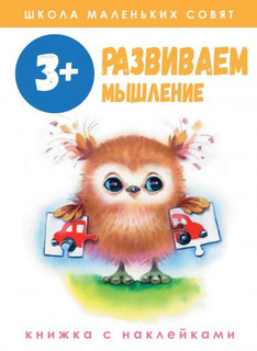 Развиваем мышление. Книжка с наклейками. 3+ 1