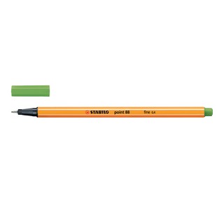 Ручка капиллярная "Stabilo Point", 0,4 мм, светло-зеленая
