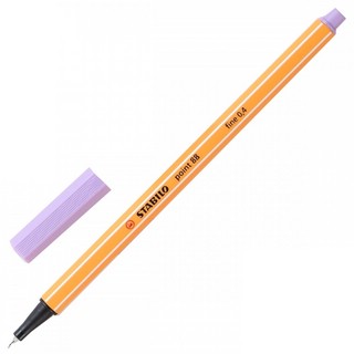 Ручка капиллярная 0.4 мм светло-сиреневая 88/59 Stabilo Point