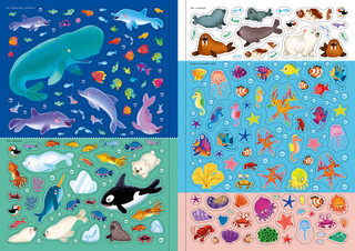 600 наклеек. Подводный мир 5