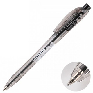 Ручка шариковая автоматическая Stabilo Liner 308/46F черная 2