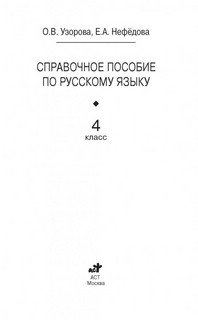Справочное пособие по русскому языку. 4 класс 3
