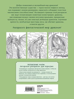 Великолепные драконы. Раскраска 4