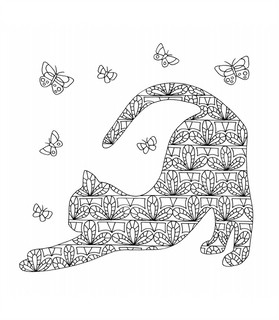 Я люблю раскрашивать котофейчиков 4