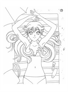 Манга. Раскраска-антистресс для творчества и вдохновения 4