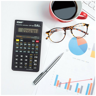 Калькулятор Staff инженерный, 10 разрядов, 143х78 мм (STF-165) 10