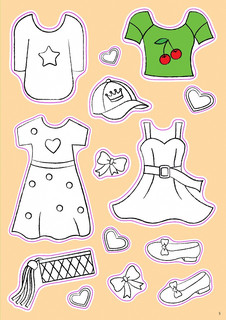 Активити - наклейки для девочек 6