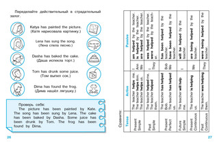 English. Времена глаголов для начальной школы 6