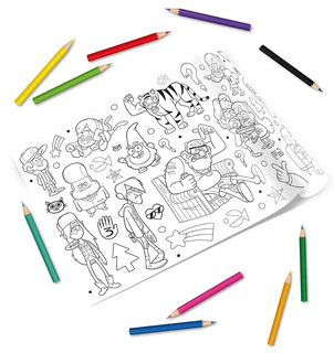 Раскраска-скатерть Гравити Фолс, Disney 4