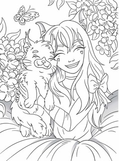 Kawaii Раскраска 3