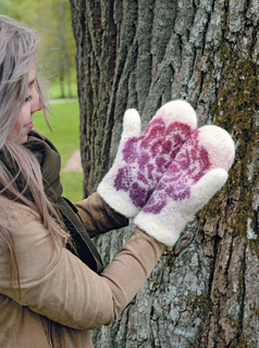 Необычные варежки и носочки в технике жаккард. Классные узоры 3