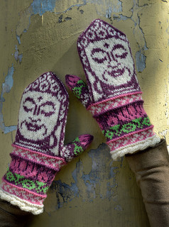 Необычные варежки и носочки в технике жаккард. Классные узоры 4