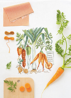 Французская вышивка крестом. Любимый огород Вероник Ажинер 4