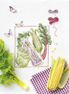 Французская вышивка крестом. Любимый огород Вероник Ажинер 6