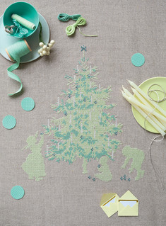 Французская вышивка крестом. Монохромы и градиенты Элен ле Берр 8