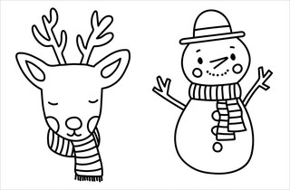 Моя первая большая раскраска. С Новым годом! 3