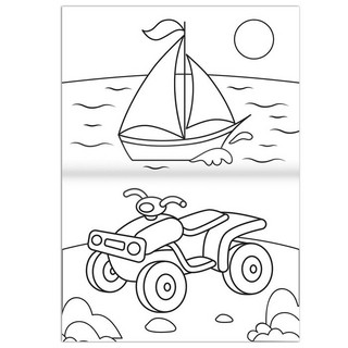 Раскраска 'Транспорт' 3