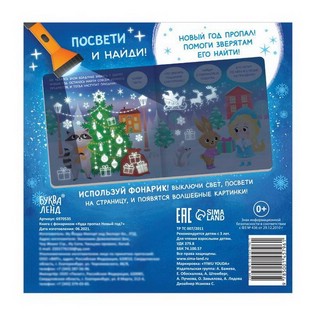 Книга с фонариком 'Куда пропал Новый год' 5