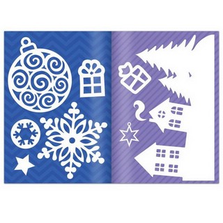 Книжка-вырезалка 'Снежные украшения' 3