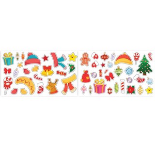 Новогодний альбом 'Снеговичок', с трафаретами и наклейками 3