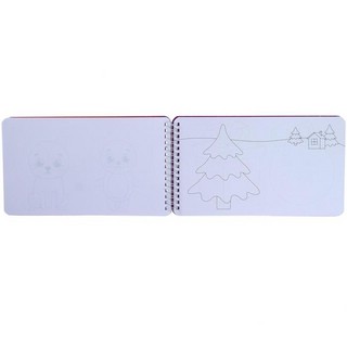 Новогодний альбом 'Снеговичок', с трафаретами и наклейками 5