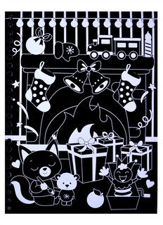 Активити-книга 'Гравюры. Дед Мороз' 4